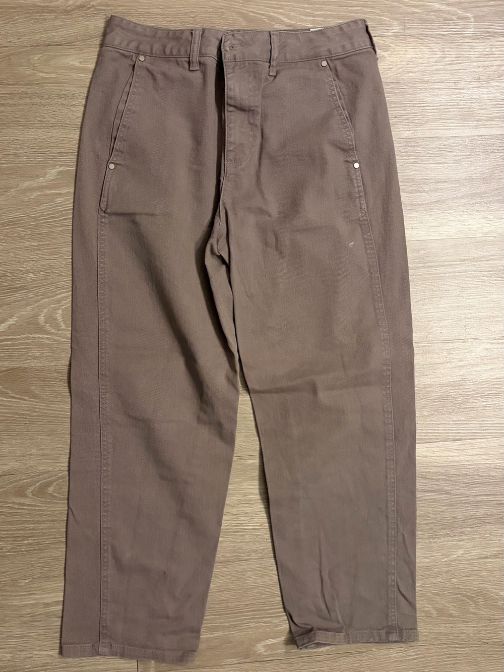 [~8/3 ONLY] Beanpole Brown Wide-Leg High-Waisted Trousers